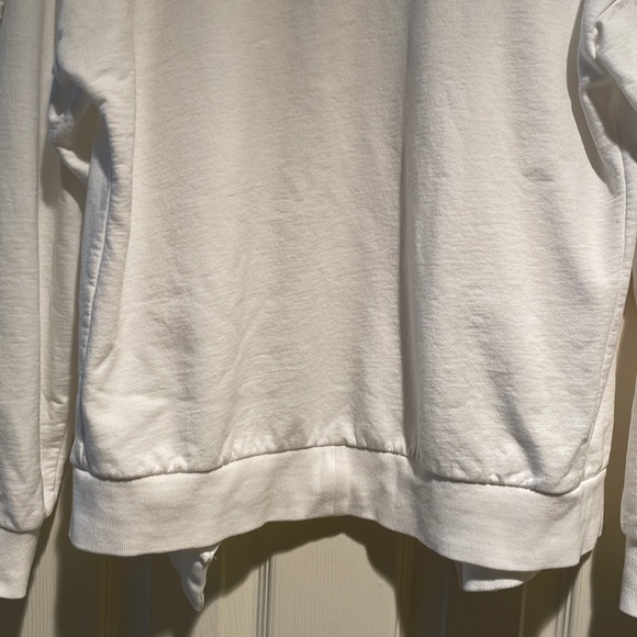 Young Fabulous & Broke white open sweatshirt jacket. Size sm - Picture 7 of 10